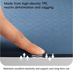 Extra Wide Yoga Mat 72" x 32", 6mm Non Slip TPE Exercise Mat - Image 8