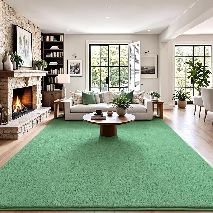 Keeko 5x7 Sage Green Area Rugs for Bedroom, Soft Modern Living Room Rug Indoor - Image 10