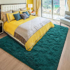 BENRON Fluffy Rugs for Living Room 6x9 Teal Green, Washable Large Area Rugs for - Image 4