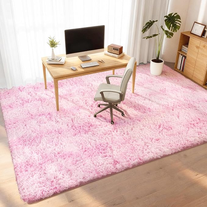 Litanika 8x10 Fluffy Shag Faux Fur Area Rug - Image 4