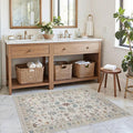 Rugxara Door Mat Floral Entryway Rug, Washable Samll 2x3 Rug, Boho Front Door by Rugxara