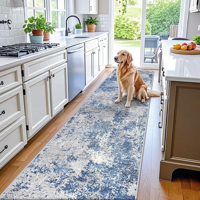 Non Skid Hallway Runner Rug 3x12 ft by BYYVOORugsforYourHome