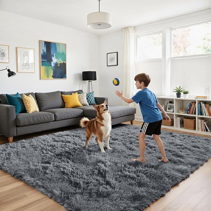 yongyangjuxin Fluffy Rug Shag Area Rug, Super Soft Shag Rugs - Image 5