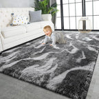 TWINNIS Super Soft Shaggy Rugs Fluffy Carpets, 6x9 Feet, Indoor Modern Plush by TWINNIS