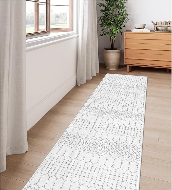 Lahome Moroccan Kitchen Runner Rugs Non Skid Washable - Image 8