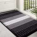 Kitinjoy Indoor Outdoor Door Mat, 36x24 Non-Slip Absorbent Dirt Trapper by Kitinjoy