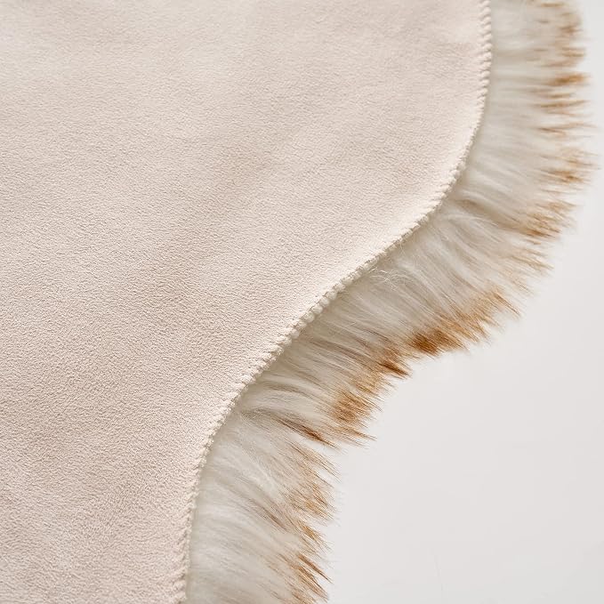MIULEE Faux Fur Sheepskin Rug, Luxury Fluffy Area Rugs - Image 5
