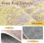 8x10 Ft Area Rugs for Living Room, Soft Non-Slip Washable Rugs Modern Abstract - Image 4