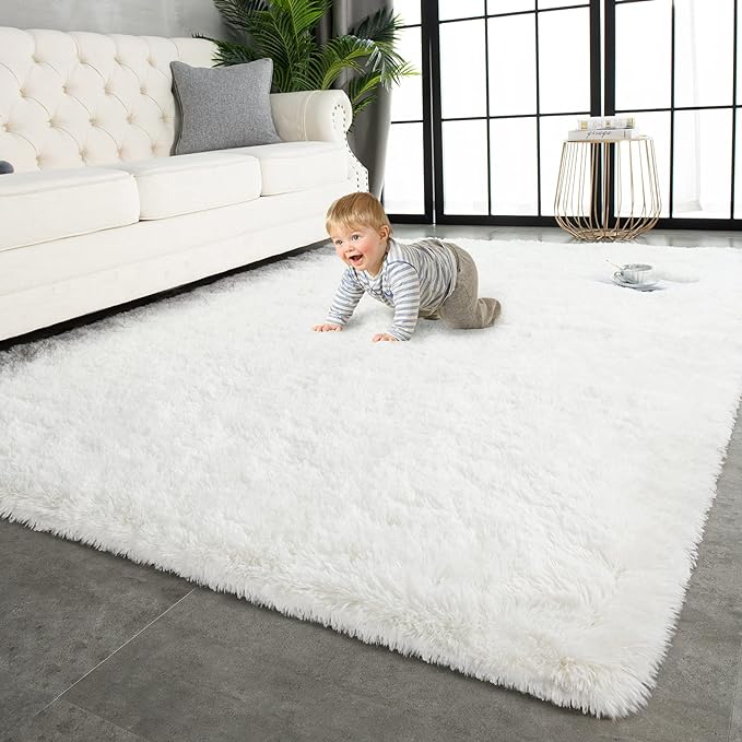 TWINNIS Super Soft Shaggy Rugs Fluffy Carpets 3x5 Feet, Indoor Modern Plush by TWINNIS