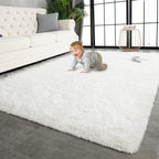 TWINNIS Super Soft Shaggy Rugs Fluffy Carpets 5x8 Feet, Indoor Modern Plush by TWINNIS