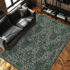 4x6 Area Rug for Bedroom Beside Rug, Laundry Room, Washable Non-Slip Low Pile - Image 2