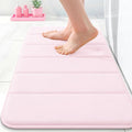 OLANLY Memory Foam Bath Mat 24x16, Super Soft Absorbent Bathroom Rugs, Quick Dry by OLANLY