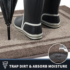 PURRUGS Dirt Trapping Door Mat 32" x 48", Non-Slip Machine Washable Entryway Rug - Image 5
