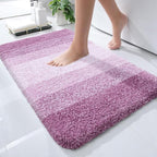 OLANLY Small Bathroom Rugs Mat 24x16, Extra Soft Absorbent Microfiber Bath Rugs by OLANLY