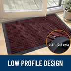 OLANLY Front Door Mat Outside Entrance 29.5x17, Heavy Duty Sturdy Natural - Image 6