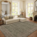 Machine Washable Rugs for Living Room: 6x9 Area Rugs Boho Vintage Rugs Stain by palohom