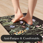 KIMODE Kitchen Mats Cushioned Anti Fatigue, Padded Kitchen Floor Mats, Non Slip - Image 2