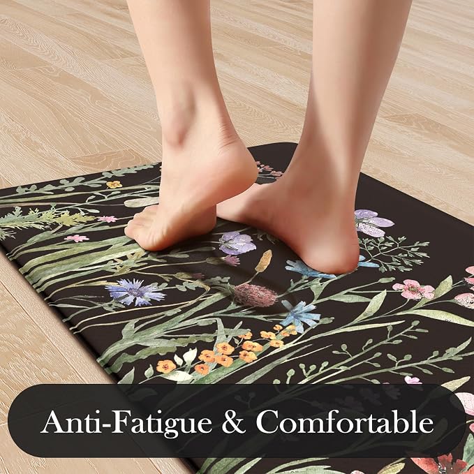 KIMODE Kitchen Mats Cushioned Anti Fatigue, Padded Kitchen Floor Mats, Non Slip - Image 2