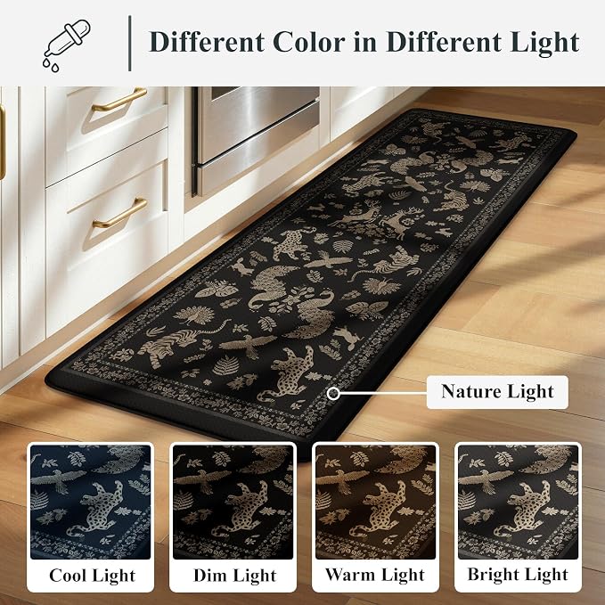 LEEVAN Cushioned Kitchen Mats for Floor 2 Piece, Anti Fatigue Mats for Kitchen - Image 10