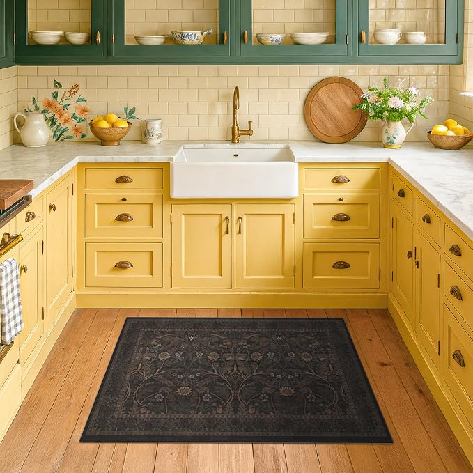 Dark Brown 2x3 Washable Entry Rug, Throw Small Rugs - Image 6