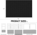 Front Door Mat 4' x 6', Low Profile Welcome Mat, Non-Slip Door Mat Outside - Image 2