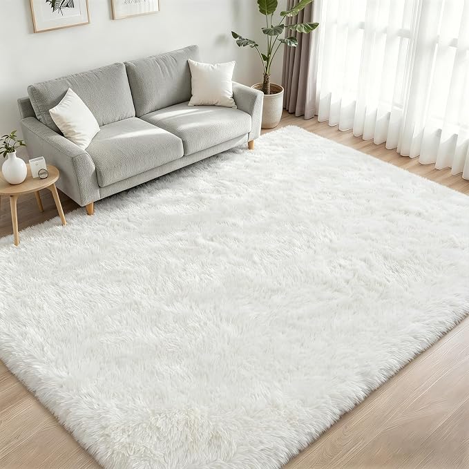 Fluffy 5x7 Area Rugs for Living Room Bedroom: Ultra Soft Shag Rug Non-Slip - Image 2