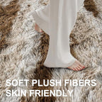 7x10 Ft Extra Large Shag Rugs for Living Room, Tie Dyed Ultra Soft Fluffy Furry - Image 4