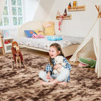 Ultra Soft Rug for Living Room, 6X9 Fluffy Shag Area Rug for Bedroom, Modern - Image 2