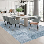 Area Rugs 10x14 Living Room: Washable Rug Modern Abstract Large Rugs Soft Non - Image 3
