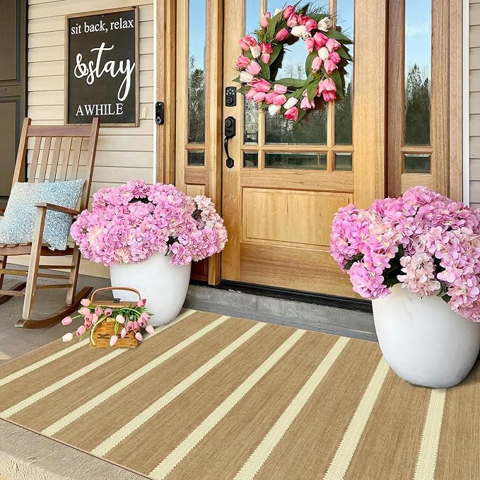 Striped 3x5 Entry Rug - Image 3