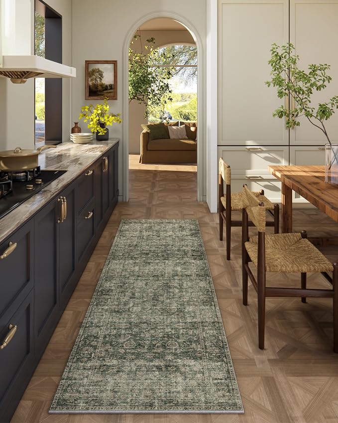 Washable Kitchen Rug Runners for Hallways: 2'x6' Entryway Rug by palohom