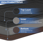 UKISS 9/10"" Extra Thick Cushioned Anti Fatigue Kitchen Mat, Waterproof High - Image 6