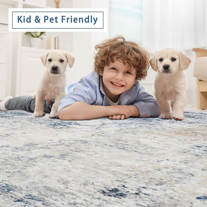 Srugn Washable Rugs 8x10 Area Rugs - Image 6