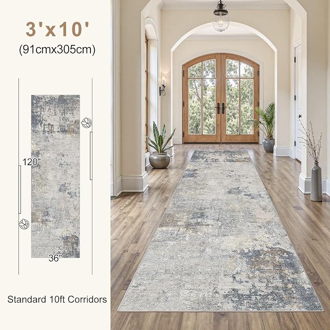 UERMEI 3x10 Washable Runner Rug - Image 4