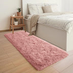 YJ.GWL Fluffy Runner Rugs for Bedroom Living Room Soft Shag Rug 2x6 Feet - Image 2