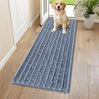 Smiry Dog Door Mat for Muddy Paws 59x24, Absorbent Dirt Trapper, Non-Slip by Smiry