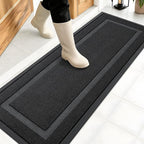 OLANLY Front Door Mat Indoor Outdoor Entrance, Waterproof All-Season, by OLANLY