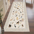 Dog Rug Runner for Hallways Kitchen 2x6, Non Slip Washable Rugs by WelcometoBabovid