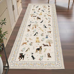 Dog Rug Runner for Hallways Kitchen 2x6, Non Slip Washable Rugs by WelcometoBabovid