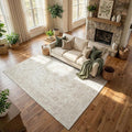 Washable Rugs 8x10 Area Rugs for Living Room, Ultra Soft Faux Wool Retro Carpets by BGASZMakeYourHomeMoreCozy