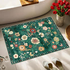 RELEANY Floral 2x3 Area Rugs Washable Print Boho Cute Carpet Non Slip Flower - Image 2