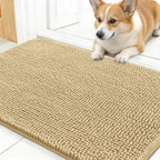 OLANLY Dog Door Mat for Muddy Paws 30x17, Absorbs Moisture and Dirt, Absorbent by OLANLY