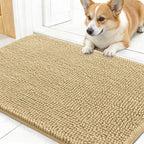 OLANLY Dog Door Mat for Muddy Paws 24x16, Absorbs Moisture and Dirt, Absorbent by OLANLY