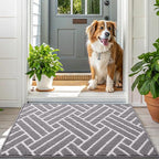 OLANLY Indoor Door Mat, 32x20 Inch, Dirt Resistant and Absorbent, Non-Slip - Image 6