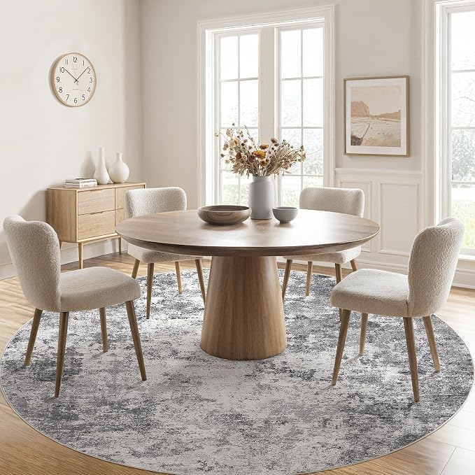 UERMEI 8ft Round Area Rug Living Room Rugs - Image 3