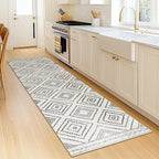 BESTSWEETIE Area Rug 2x6 Rug Machine Washable Non-Slip Low Pile Print Pattern by BESTSWEETIE
