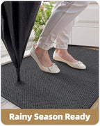 Color&Geometry Ultra-Thin Indoor Door Mat, Washable Doormat - Image 7