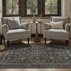 DCX Black 4x6 Rug, Kid & Pet Friendly - Image 2