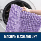 OLANLY Large Bathroom Rugs 40x24, Extra Soft Absorbent Chenille Bath Rugs - Image 5