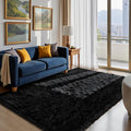 Fluffy Rug Shag Area Rug, Small Bedside Rug, Soft Fluffy Shag Entryway Throw by Yongyangjuxi
